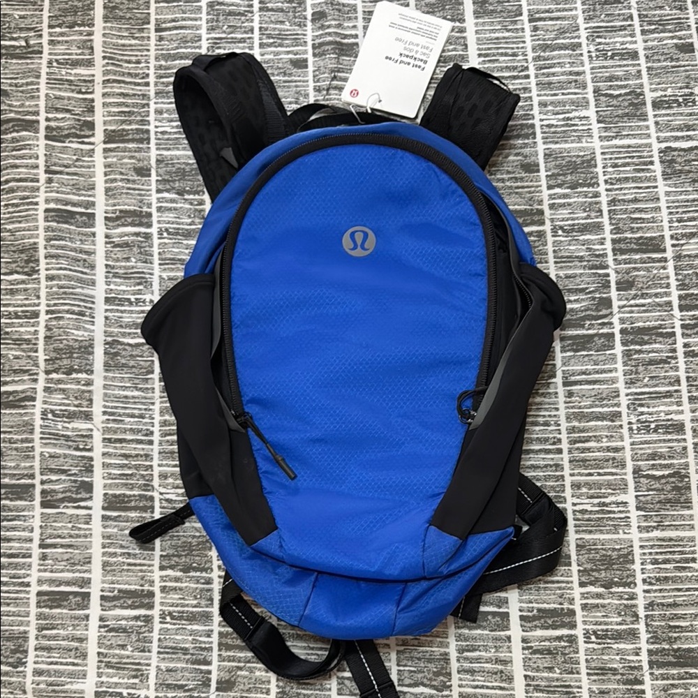 NWT lululemon fast and free backpack wild bluebell